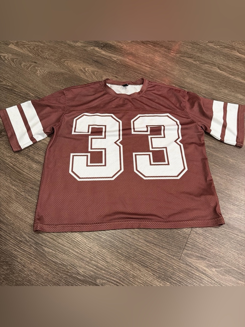Brown jersey size  small